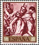 Spain 1961 El Greco 2,50 Ptas Red Edifil 1336